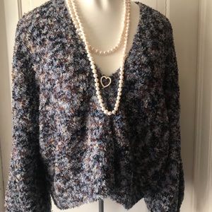 NWT. FRNCH Paris cardigan , OS, ( MRSP  $130)